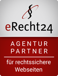 erecht24 siegel agenturpartner rot